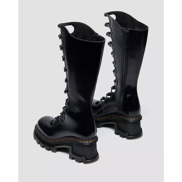 Dr. Martens x Marc Jacobs Kiki Boots in BLACK BUTTERO (Women's sizing) - Picture 6 of 10